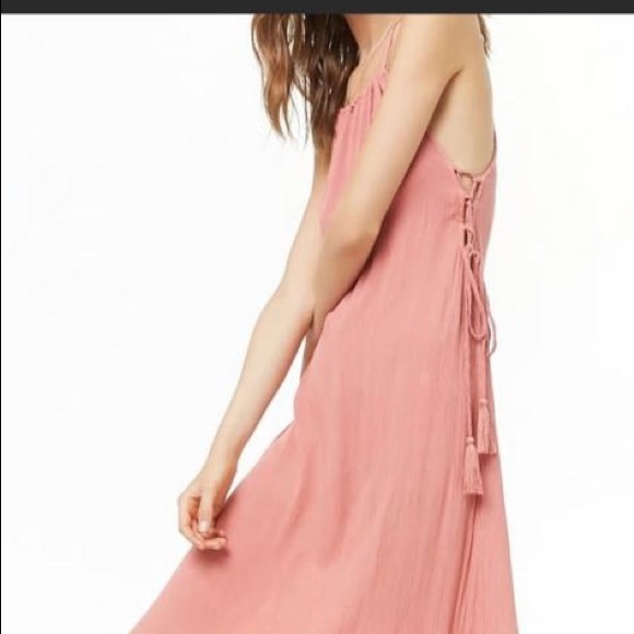 ✨Host Pick💞 Forever 21 Tie-Dye Lace-Up Maxi Dress - Picture 2 of 8